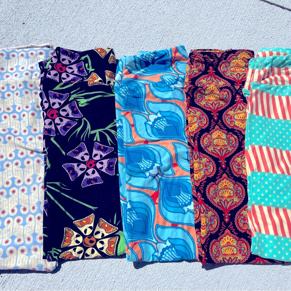 Colorful Lularoe Leggings Set one Disney!